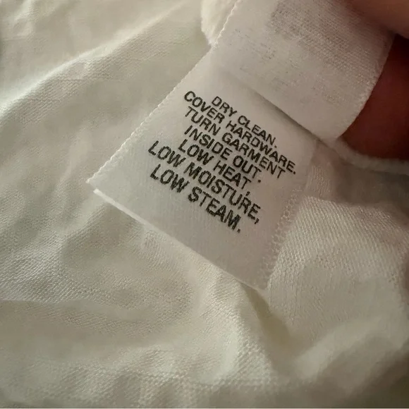 ST. JOHN CAVIAR Paillettes White
Top Sleeveless Sparkle Shirt, M - Picture 10 of 11